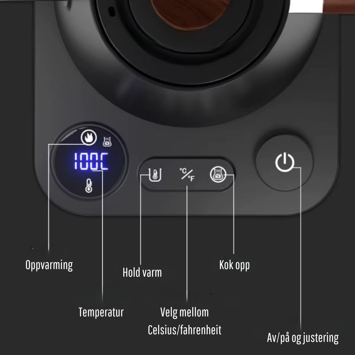 Elegant og allsidig vannkoker
