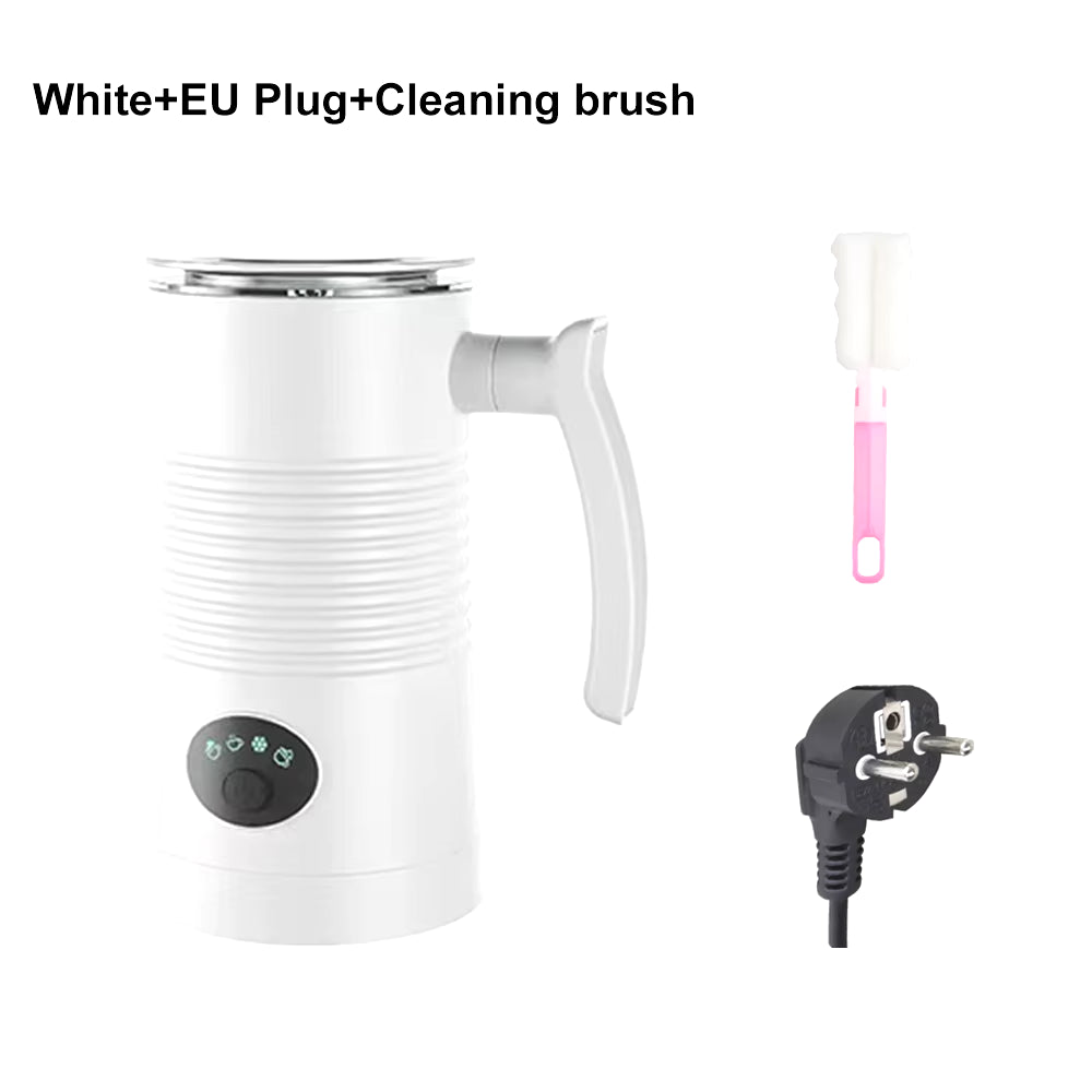 Elektrisk melkeskummer for kaffe, cappuccino og latte – 4 i 1
