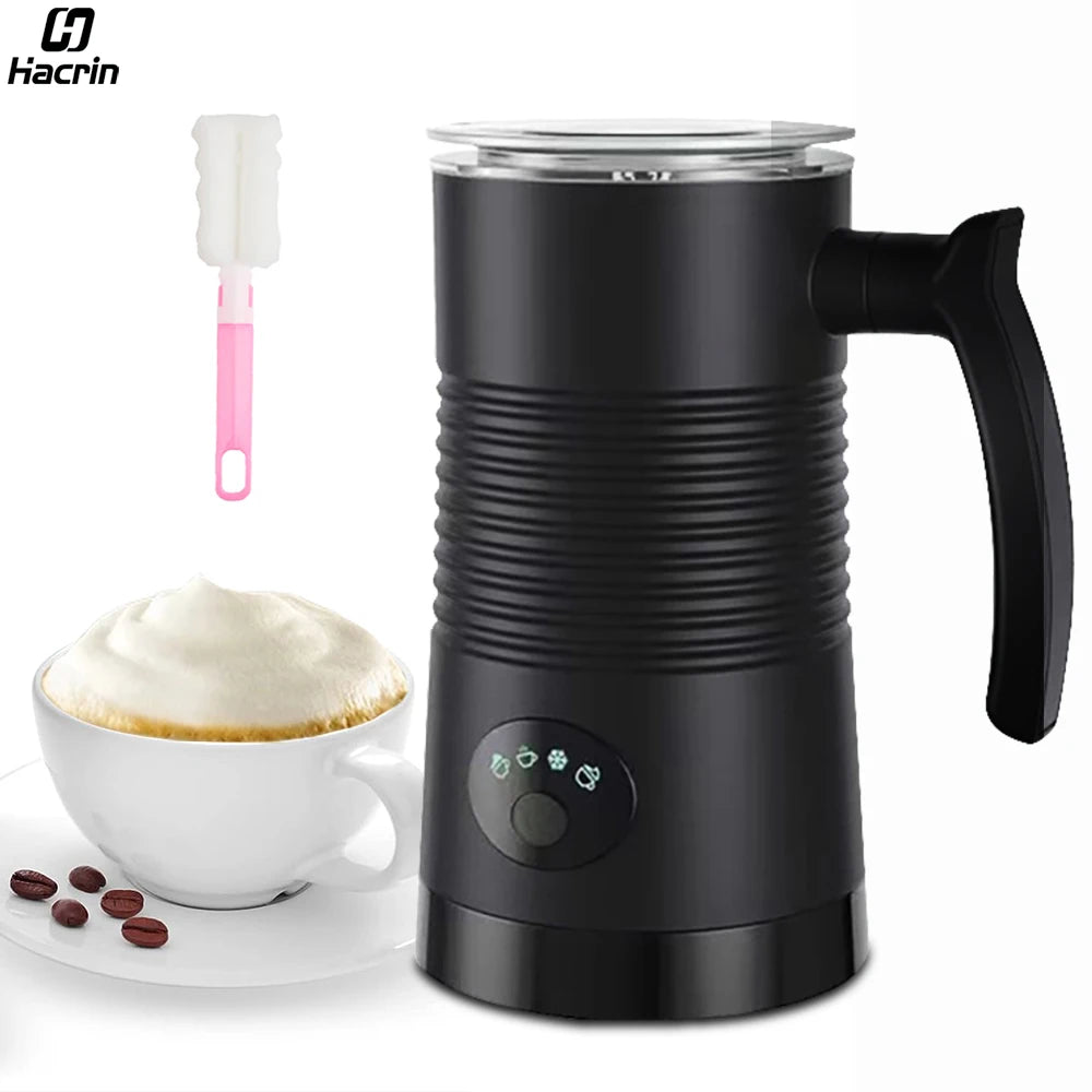 Elektrisk melkeskummer for kaffe, cappuccino og latte – 4 i 1
