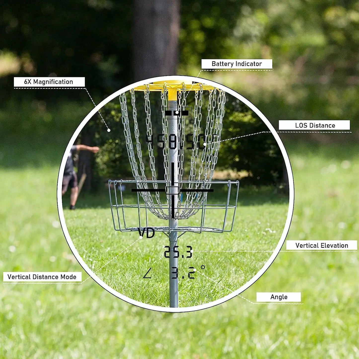 REVASRI golf, jakt og friluftsliv avstandsmåler