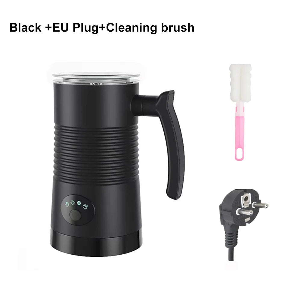 Elektrisk melkeskummer for kaffe, cappuccino og latte – 4 i 1