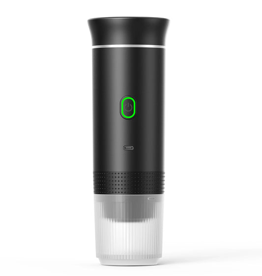 Portabel kaffemaskin med automatisk oppvarming