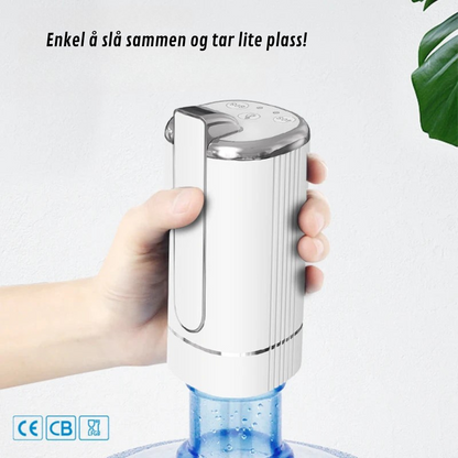 Elektrisk vanndispenser til flaske