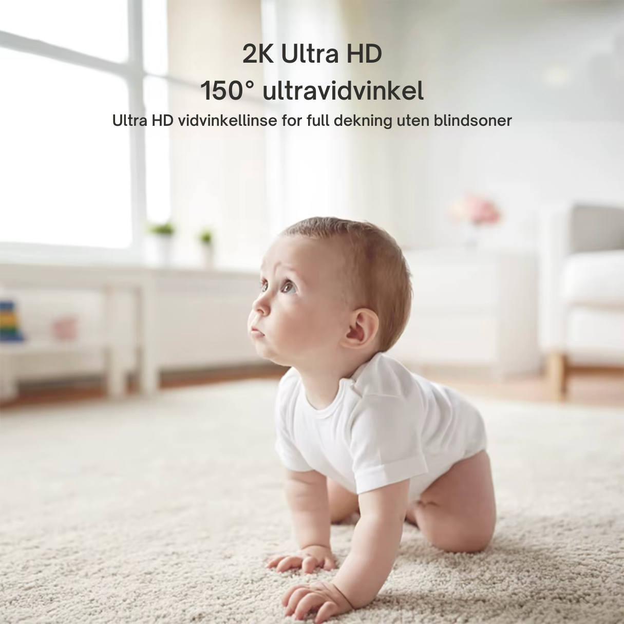 Wifi Babycall med 360 funksjon