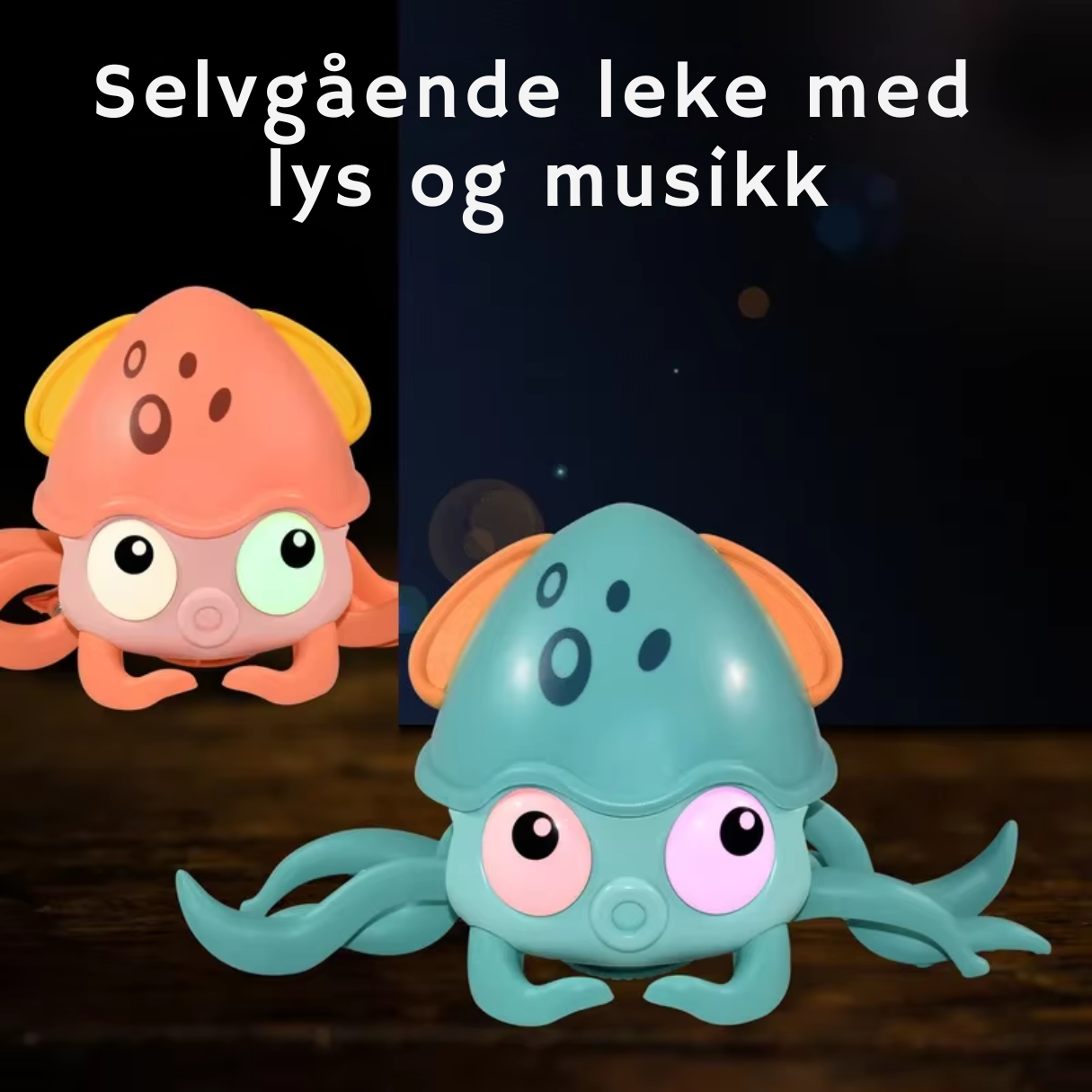 Søt og interaktiv krabbe/blekksprut