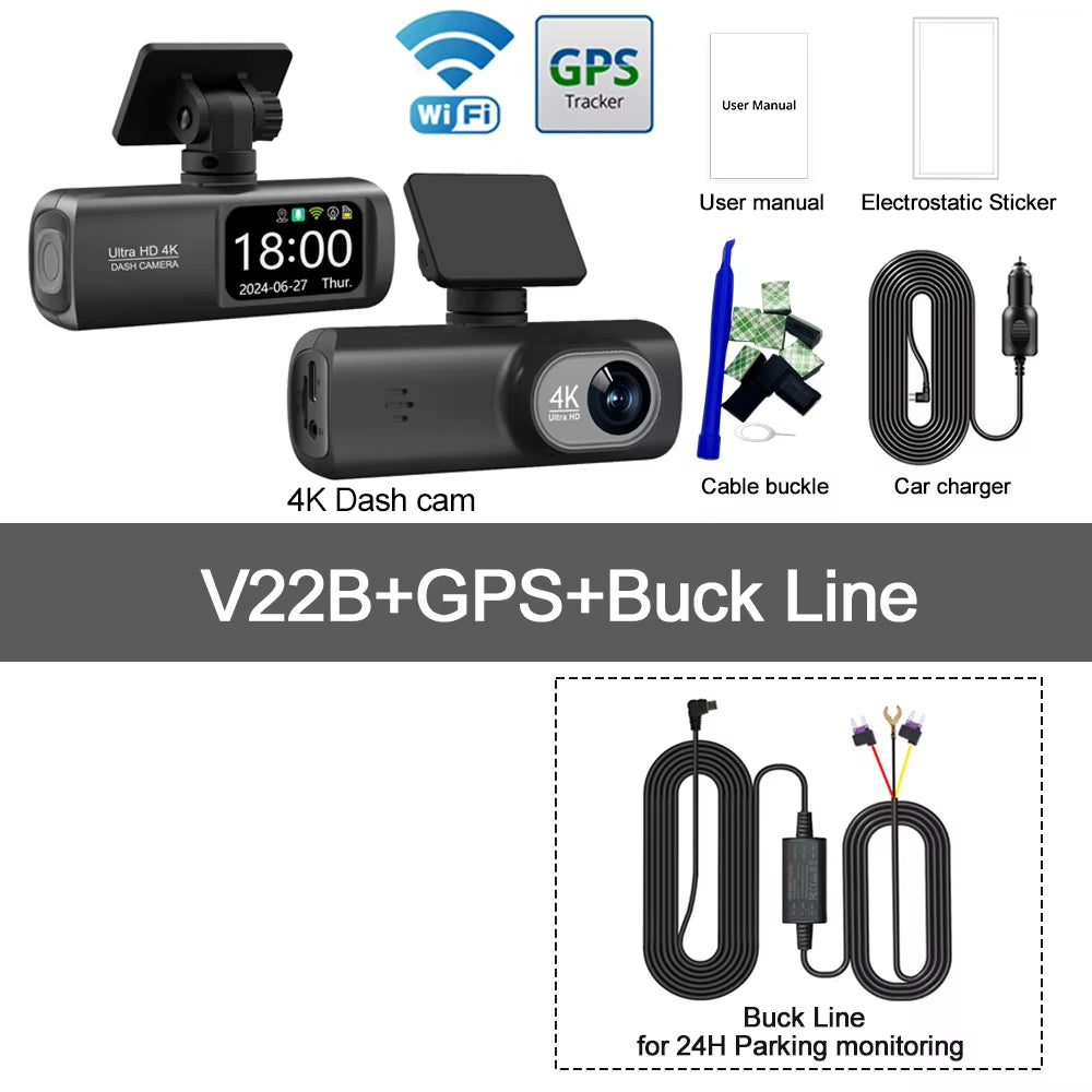 Kocam 4K Dash Cam Dual Lens