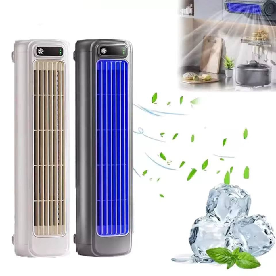 Cooling Ace – Bærbar luftkjøler med batteri og stilrent design