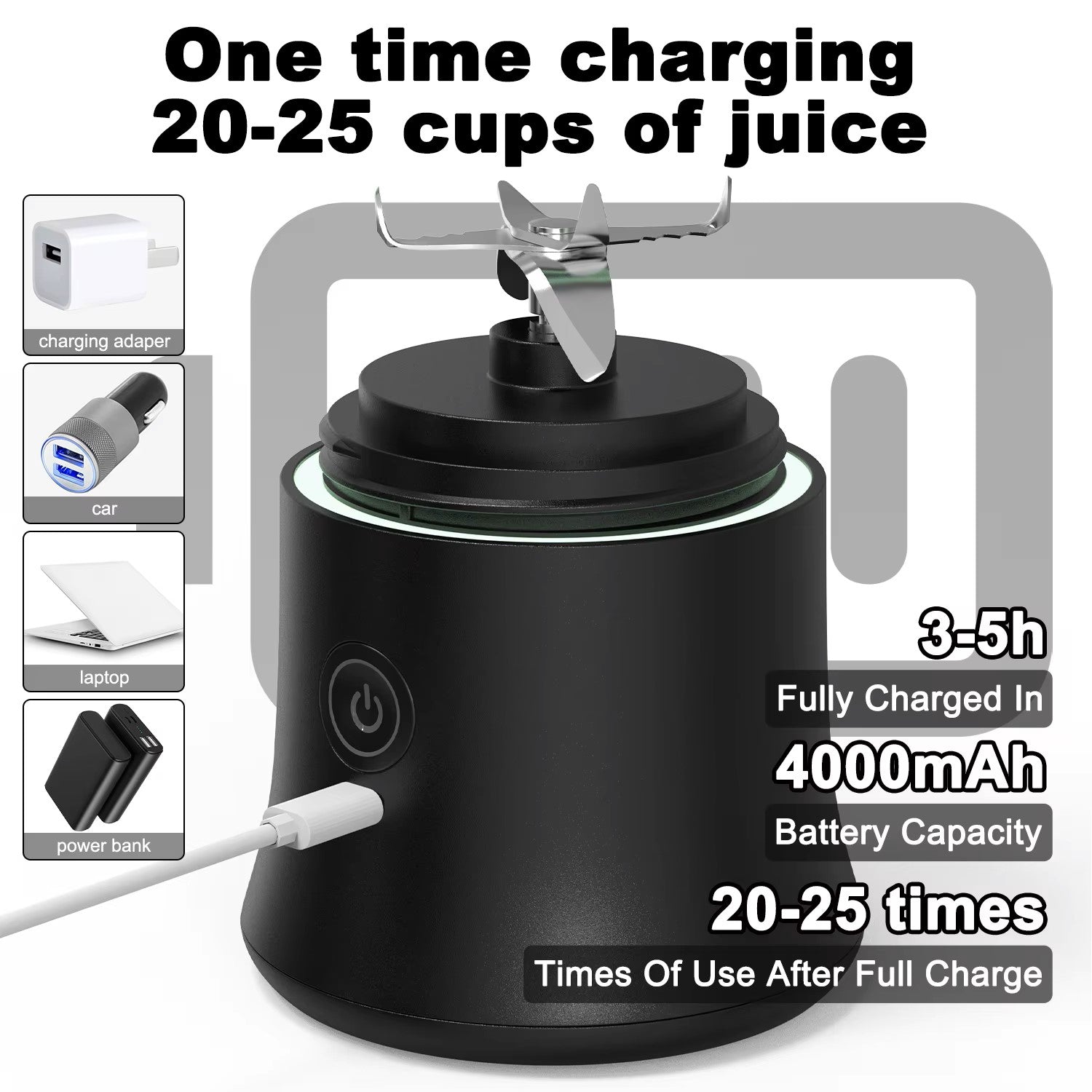 Elektrisk bærbar blender