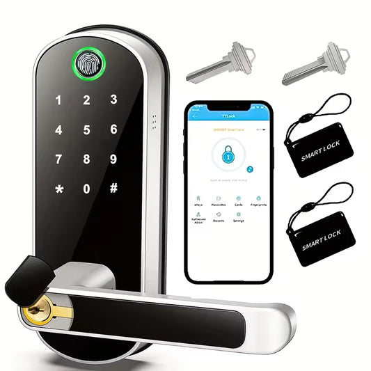 Smart fingeravtrykkslås med App-styring og WiFi