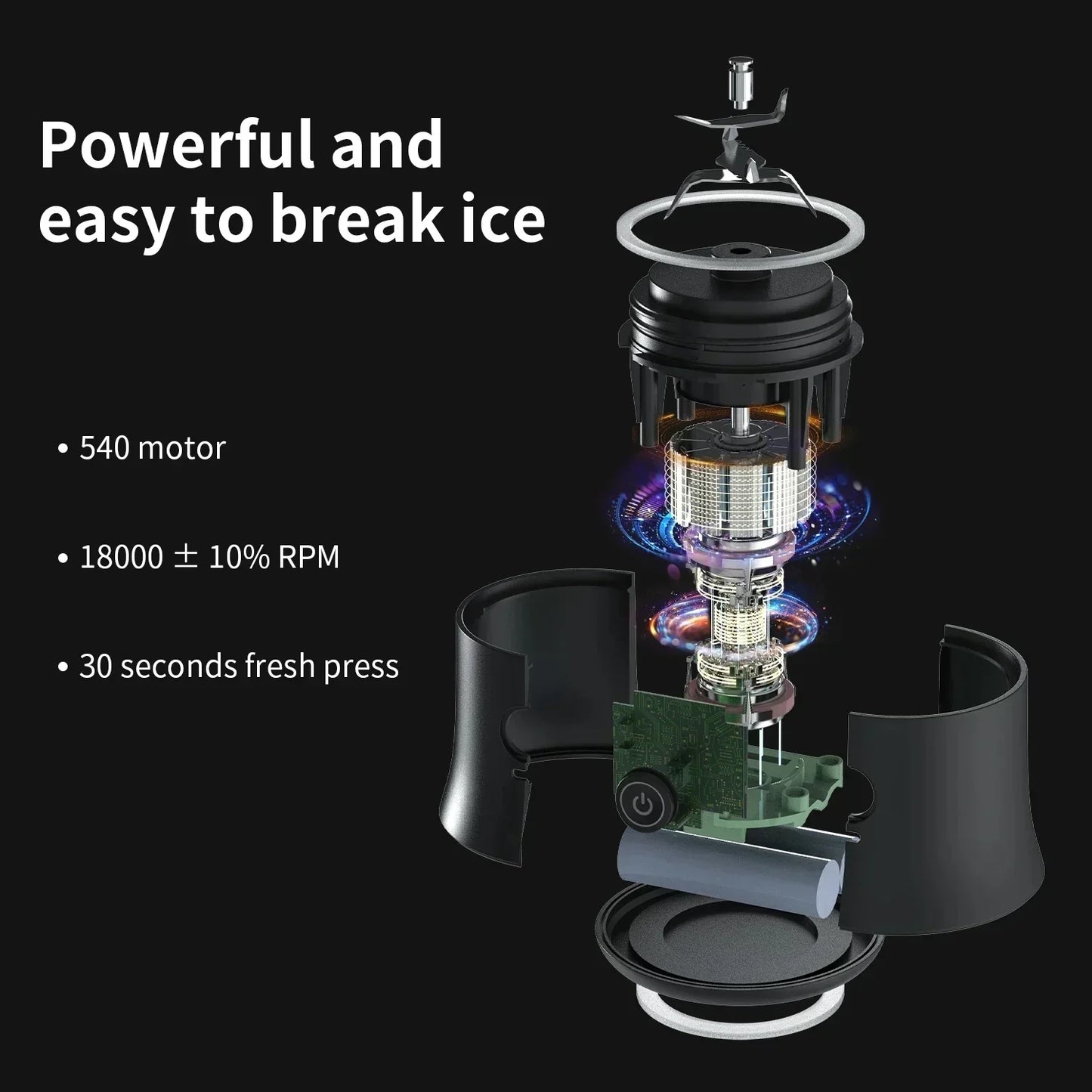 Elektrisk bærbar blender