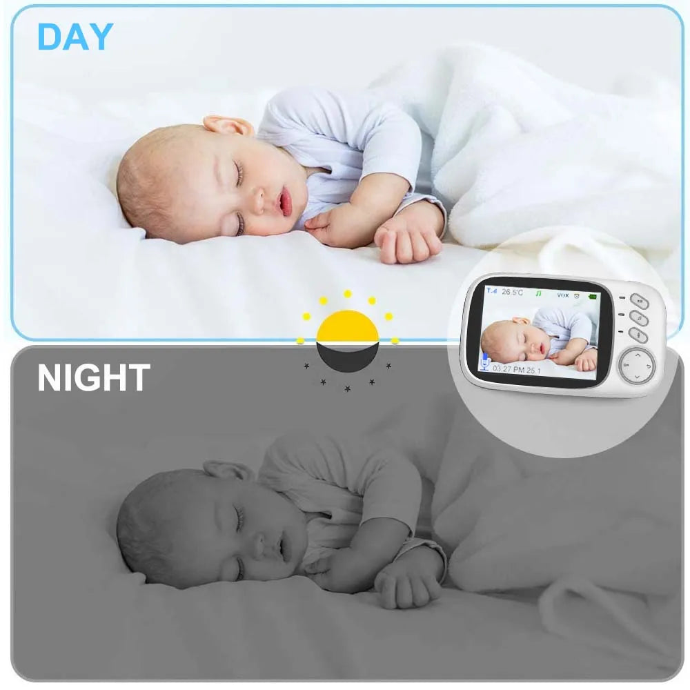 EYE4U BabyGuard™ – Trygg og smart babyovervåker med 2-veis lyd og nattmodus