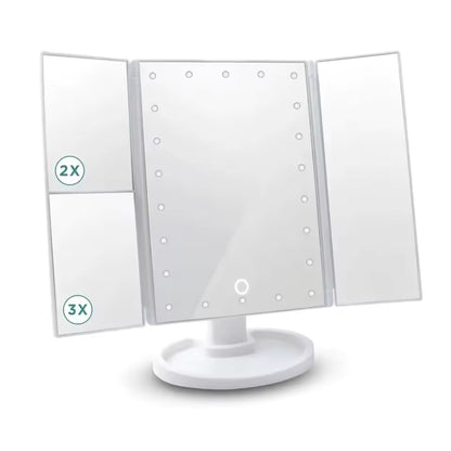 Sminkespeil med LED-lys