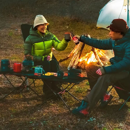 Perfekt turutstyr til din campingtur. Gjør turen mer behagelig med kokesett, liggeunderlag stoler og bord