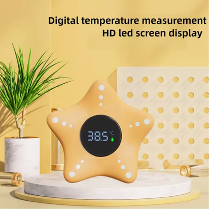 Flytende digitalt badetermometer med LED-skjerm