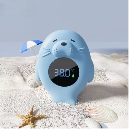 Flytende digitalt badetermometer med LED-skjerm
